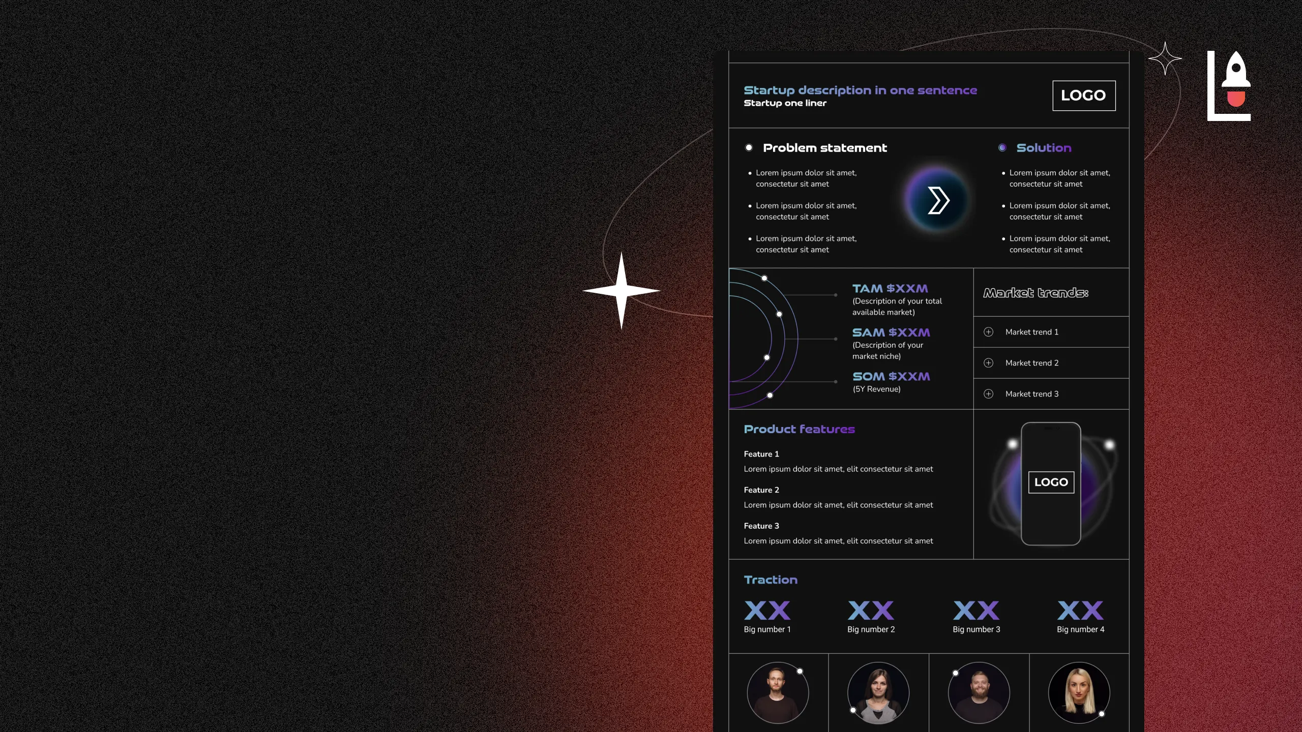 One Pager that wins investor outreach 2560
